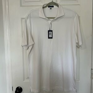 Men’s White Polo